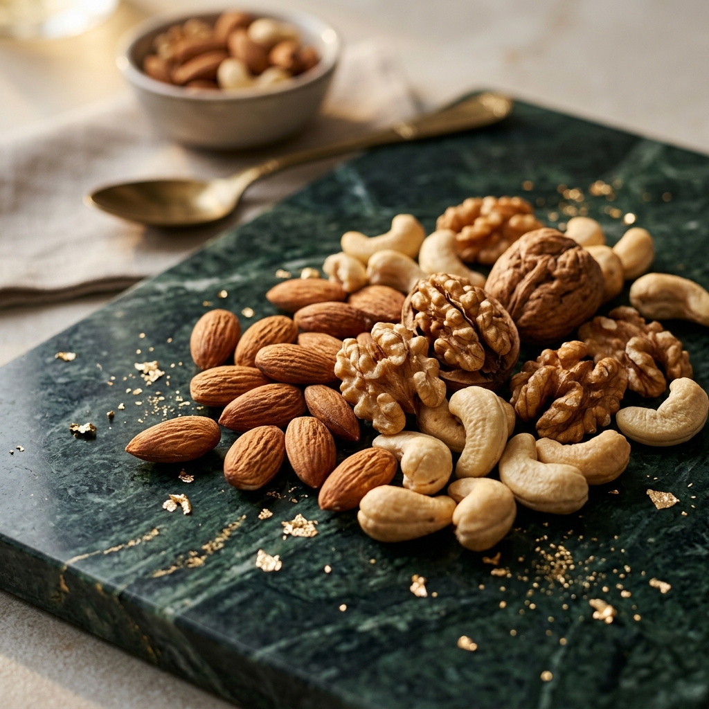 Premium Nuts background